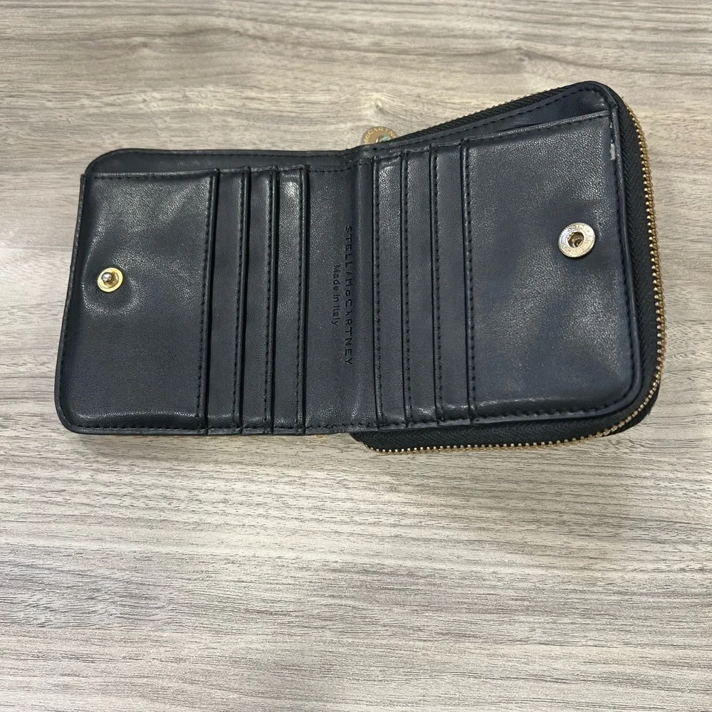 Stella McCartney Falabella zip-around compact wallet EUC - Picture 2 of 5